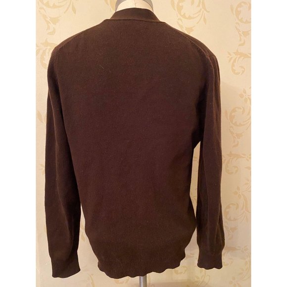 Vintage Lyle & Scott 100% Pure Cashmere Cardigan Sweater - Picture 3 of 3